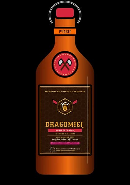 Botella de Furia de Dragón, la edición de El Bárbaro